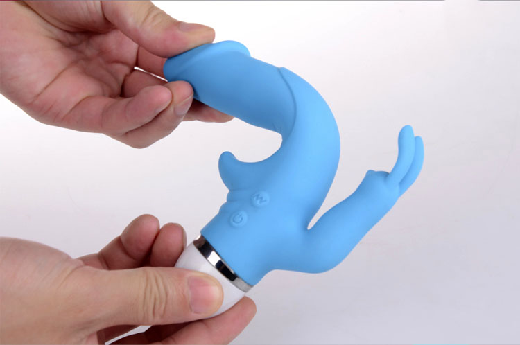 Hình dáng dương vật giả silicon rung giật kích thích JoKo